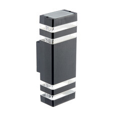 Светильник садово-парковый настенный Feron Техно черный E27 60 Вт IP54 (41154)