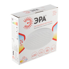Светильник светодиодный потолочный Эра Slim 4 SPB-6 4000К 24 Вт 8 кв.м белый IP20 (Б0043828) - фото 3