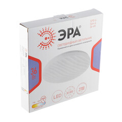 Светильник светодиодный потолочный Эра Slim 4 SPB-6 6500К 36 Вт 12 кв.м белый IP20 (Б0054084) - фото 4