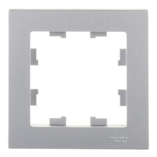 Рамка Systeme Electric AtlasDesign одноместная алюминий (ATN000301)