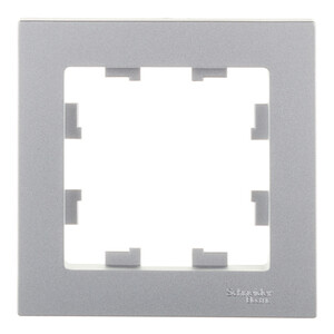 Рамка Systeme Electric AtlasDesign одноместная алюминий (ATN000301)
