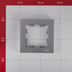 Рамка Systeme Electric AtlasDesign одноместная алюминий (ATN000301) - фото 3