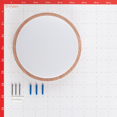 Светильник светодиодный накладной Sonex Pale 4000К 18 Вт 7 кв.м бежевый IP43 (7607/AL) - фото 2