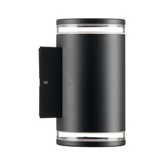 Светильник садово-парковый настенный Arte Lamp Nunki черный GX53 18 Вт IP65 (A1910AL-2BK) - фото 4