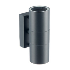 Светильник садово-парковый настенный Arte Lamp Mistero серый GU10 70 Вт IP44 (A3302AL-2GY) - фото 1