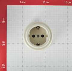 Розетка Bironi Лизетта накладная слоновая кость ретро (B1-101-211) - фото 5