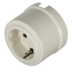 Розетка Bironi Лизетта накладная слоновая кость ретро (B1-101-211) - фото 4