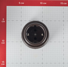 Розетка Bironi Лизетта накладная коричневая ретро (B1-101-22) - фото 5