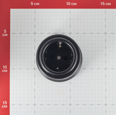 Розетка Bironi Лизетта накладная черная ретро (B1-101-23) - фото 5