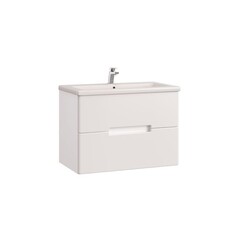 Комплект тумба с раковиной Sanstar Ориана 70 см подвесная белая (286.1-1.4.1.ККОМ) - фото 4