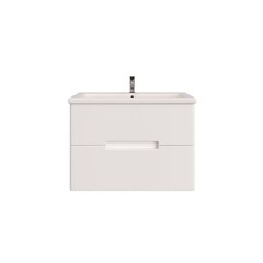 Комплект тумба с раковиной Sanstar Ориана 70 см подвесная белая (286.1-1.4.1.ККОМ) - фото 1