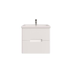 Комплект тумба с раковиной Sanstar Ориана 50 см подвесная белая (369.1-1.4.1.ККОМ) - фото 1