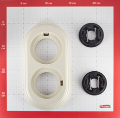 Рамка Bironi Лизетта двухместная слоновая кость ретро (BF1-620-211) - фото 4
