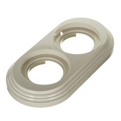 Рамка Bironi Лизетта двухместная слоновая кость ретро (BF1-620-211) - фото 2