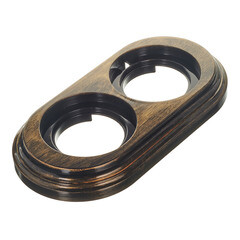 Рамка Bironi Лизетта двухместная бронза ретро (BF1-620-25) - фото 2