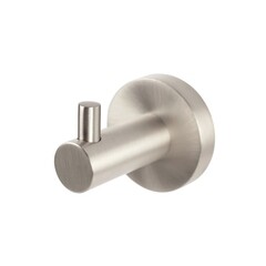 Крючок для ванной Zenfort 24588 одинарный на шуруп металл сталь (102109) - фото 1