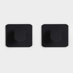 Крючок для ванной Stölz одинарный самоклеящийся нержавеющая сталь черный (2 шт.) (10665503) - фото 4