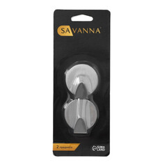 Крючок для ванной Savanna Круг одинарный самоклеящийся металл хром (2 шт.) (569590) - фото 5