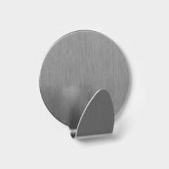 Крючок для ванной Savanna Круг одинарный самоклеящийся металл хром (2 шт.) (569590) - фото 3