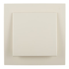 Выключатель Svet одноклавишный встраиваемый бежевый (0604-00031) - фото 1