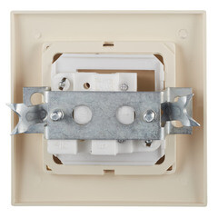 Выключатель Svet одноклавишный встраиваемый бежевый (0604-00031) - фото 5