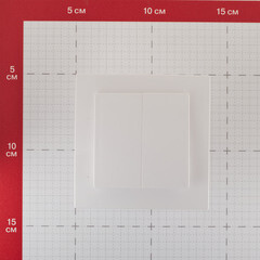 Выключатель Svet двухклавишный встраиваемый белый (0604-00101) - фото 4