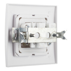 Выключатель Svet двухклавишный встраиваемый белый (0604-00101) - фото 5