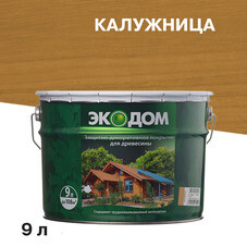 Антисептик Экодом декоративный для дерева калужница 9 л