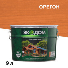 Антисептик Экодом декоративный для дерева орегон 9 л