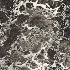 Керамогранит Керамин Нуар черно-белый 600х600х9 мм (4 шт.=1,44 кв.м) - фото 4