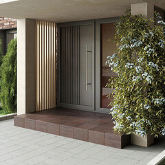 Клинкерная плитка Керамин Мадера коричневая 298х298х7 мм (17 шт.=1,51 кв.м) - фото 3