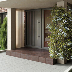 Клинкерная плитка Керамин Мадера коричневая 01 298х298х7 мм (17 шт.=1,51 кв.м) - фото 2