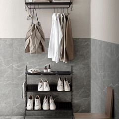 Керамогранит Керамин Кингстон серый 600х600х9 мм (4 шт.=1,44 кв.м) - фото 2