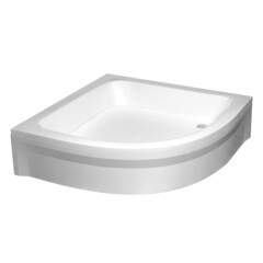 Изображение товара Поддон RGW Acryl акриловый 90х90х27 см полукруг белый средний (16180499-51)