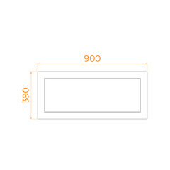 Экран для поддона RGW NB-CL-S ABS-пластик 90 см боковой белый (16230912-90b) - фото 2