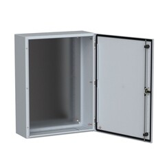 Изображение товара Щит распределительный навесной IEK Titan 5 ЩМП-80.60.25 металлический IP66 800х600х250 мм с монтажной панелью