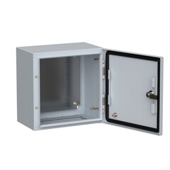 Изображение товара Щит распределительный навесной IEK Titan 5 ЩМП-30.30.20 металлический IP66 300х300х200 мм с монтажной панелью