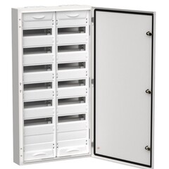 Щит распределительный навесной IEK Titan 5 ЩРН-168 металлический IP54 1085х570х140 мм 168 модулей