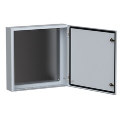 Щит распределительный навесной IEK ЩМП-6.6.1 металлический IP54 600х600х150 мм с монтажной панелью