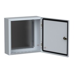 Щит распределительный навесной IEK ЩМП-4.4.1 металлический IP54 400х400х150 мм с монтажной панелью