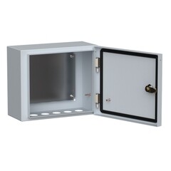 Щит распределительный навесной IEK ЩМП-2.3.1 металлический IP54 250х300х150 мм с монтажной панелью