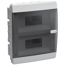 Щит распределительный встраиваемый IEK Union Compact ЩРВ-П-18 пластиковый IP41 290х236х103 мм прозрачная дверь (UIC-KP12-V-18-41-K01)