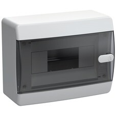 Щит распределительный навесной IEK Union Compact ЩРН-П-8 пластиковый IP41 170х218х103 мм прозрачная дверь (UIC-KP12-N-08-41-K01)