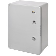 Щит распределительный навесной IEK ЩМПп пластиковый IP65 350х250х150 мм УХЛ1 непрозрачная дверь (MKP93-N-352515-65)