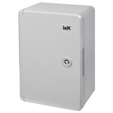 Щит распределительный навесной IEK ЩМПп пластиковый IP65 300х200х130 мм УХЛ1 непрозрачная дверь (MKP93-N-302013-65)