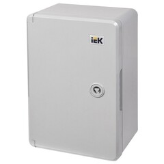 Щит распределительный навесной IEK ЩМПп пластиковый IP65 300х200х130 мм УХЛ1 непрозрачная дверь