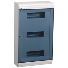 Щит распределительный навесной IEK Prime ЩРН-П-36 пластиковый IP41 490х290х100 мм прозрачная дверь (MKP82-N-36-41-05)