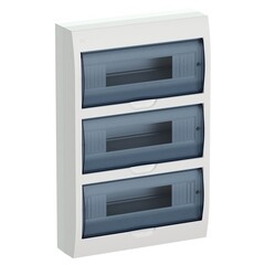 Щит распределительный навесной IEK Krepta 3 ЩРН-П-36 пластиковый IP41 473х307х99 мм прозрачная дверь