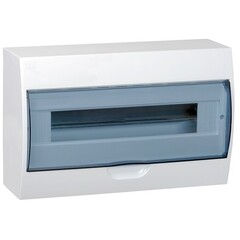Щит распределительный навесной IEK Krepta 3 ЩРН-П-18 пластиковый IP41 220х362х97 мм прозрачная дверь