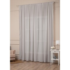 Тюль искусственный шелк бежевый 400х300 см Amore Mio (7816) - фото 1